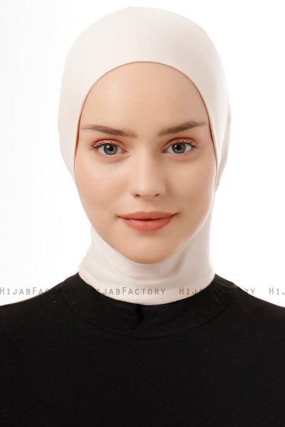 Elnara - Beige Plain Hijab Underscarf
