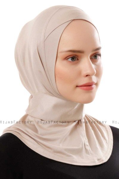Ceren - Light Taupe Practical Viskos Hijab