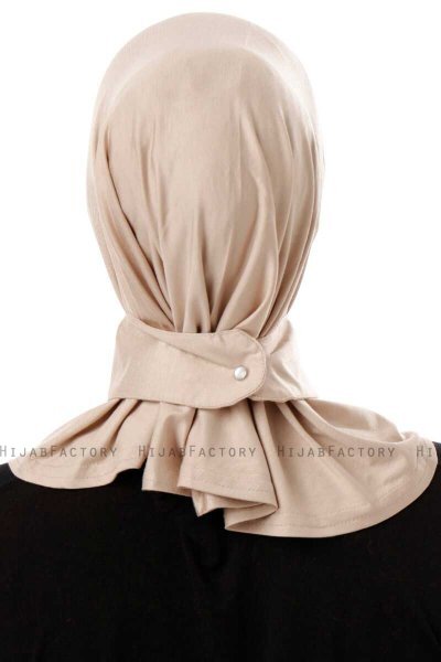 Ceren - Light Taupe Practical Viskos Hijab