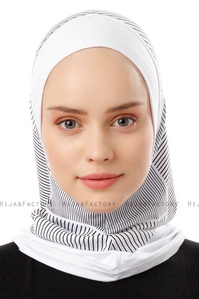 Wind Plain - White One-Piece Al Amira Hijab