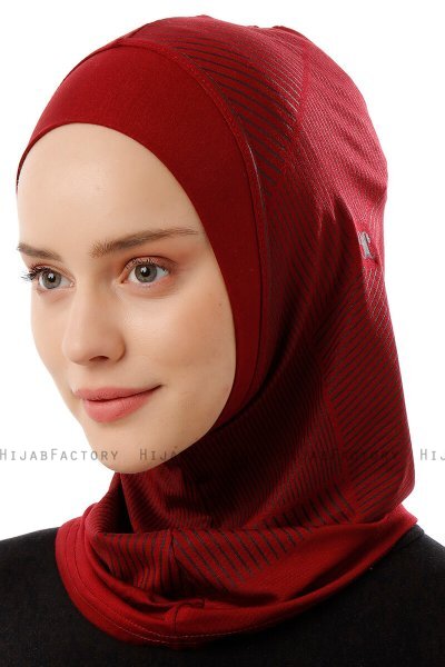 Wind Plain - Bordeaux One-Piece Al Amira Hijab