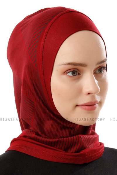 Wind Plain - Bordeaux One-Piece Al Amira Hijab