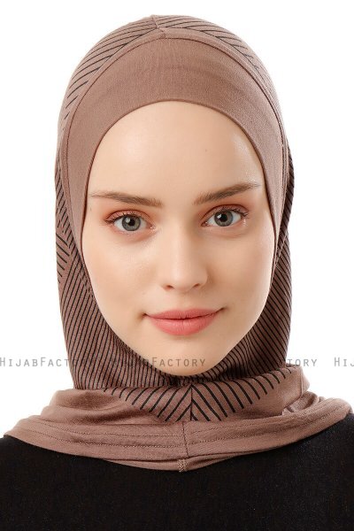 Wind Plain - Dark Taupe One-Piece Al Amira Hijab