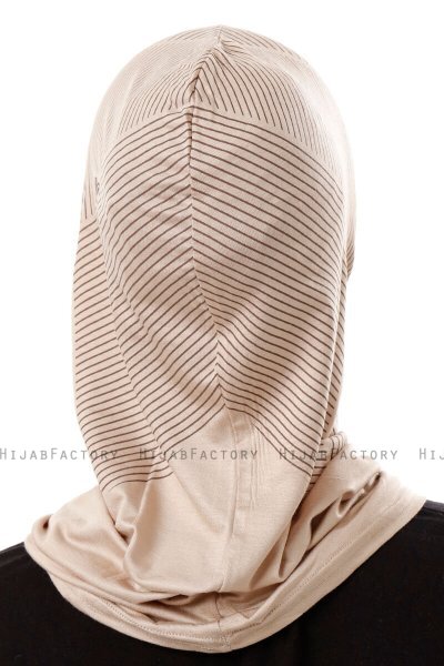 Wind Plain - Light Taupe One-Piece Al Amira Hijab