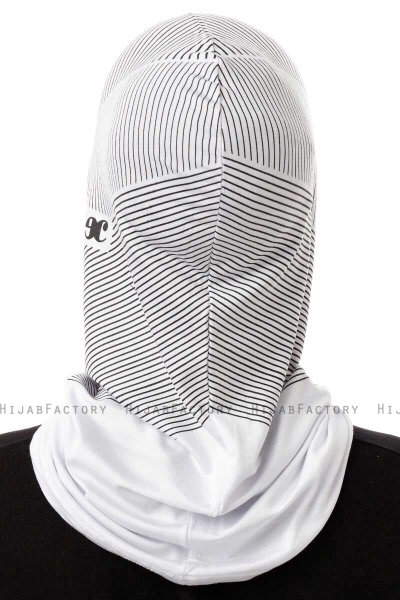 Wind Cross - White One-Piece Al Amira Hijab