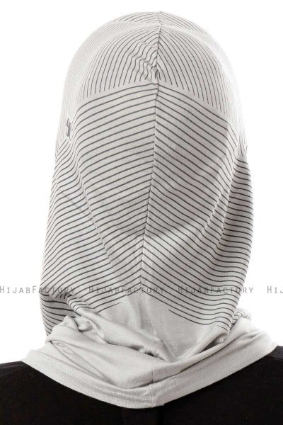 Wind Cross - Light Grey One-Piece Al Amira Hijab