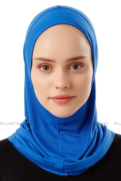 Logo Plain - Blue One-Piece Al Amira Hijab