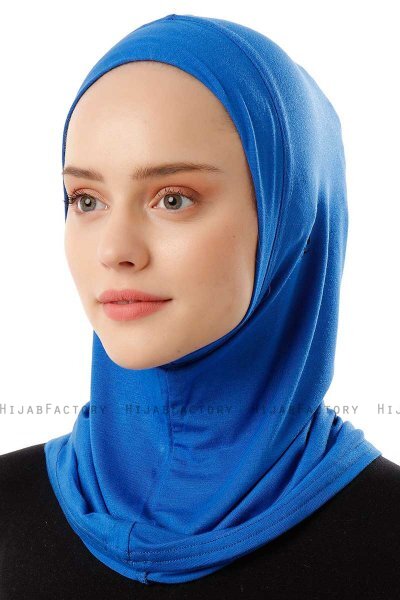 Logo Plain - Blue One-Piece Al Amira Hijab