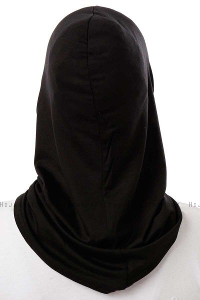 Logo Cross - Black & Light Grey One-Piece Al Amira Hijab
