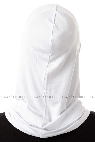 Logo Cross - White One-Piece Al Amira Hijab