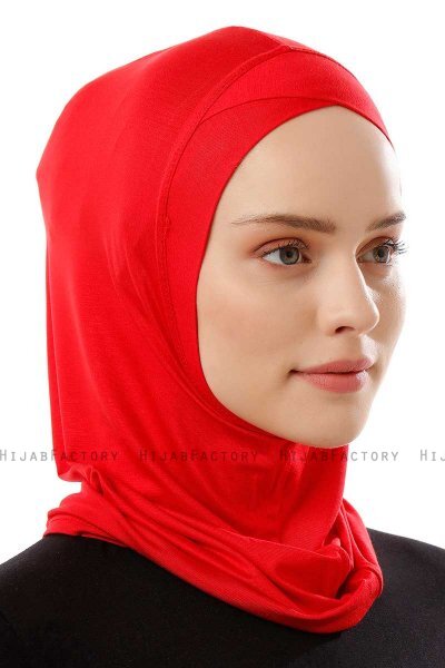 Logo Cross - Red One-Piece Al Amira Hijab