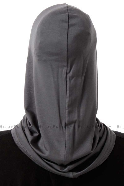 Logo Cross - Dark Grey One-Piece Al Amira Hijab