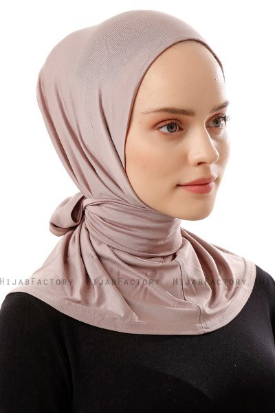 Sportif Plain - Stone Grey Practical Viskos Hijab