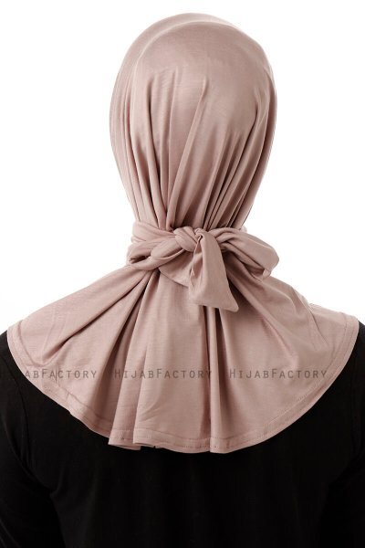 Sportif Plain - Stone Grey Practical Viskos Hijab