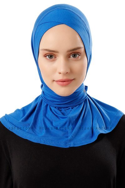 Sportif Cross - Blue Practical Viskos Hijab