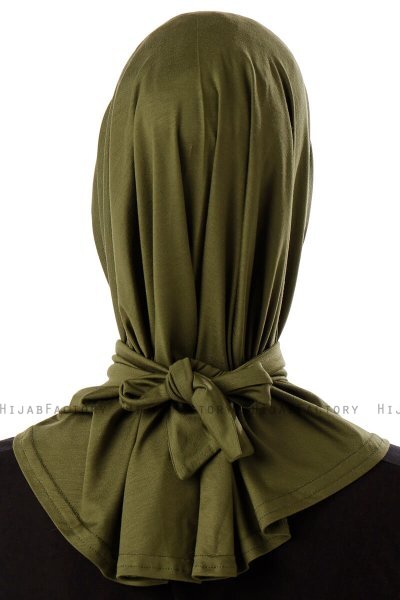 Sportif Cross - Khaki Practical Viskos Hijab