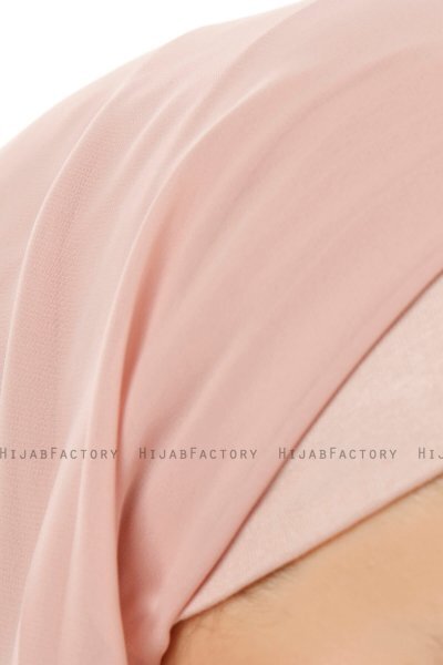 Alara Plain - Dusty Pink One Piece Chiffon Hijab