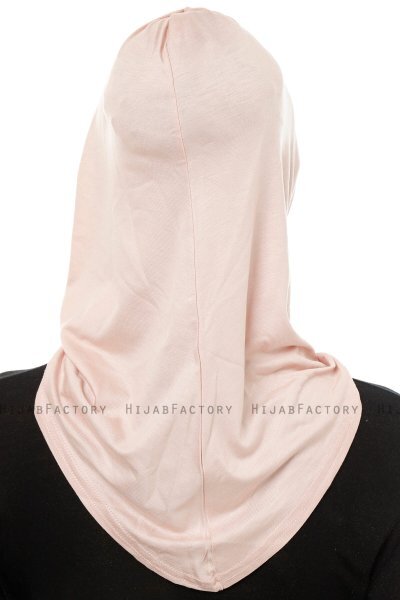Isra Cross - Dusty Pink One-Piece Viskos Hijab