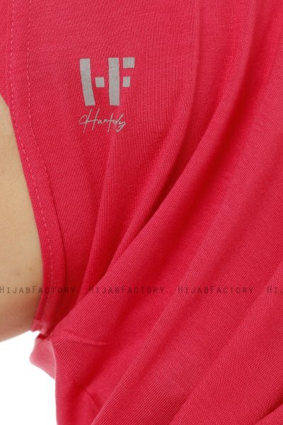 Hanfendy Plain Logo - Fuchsia One-Piece Hijab