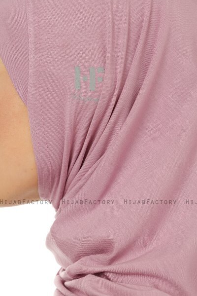 Hanfendy Plain Logo - Purple One-Piece Hijab