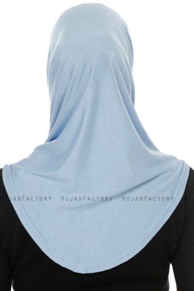 Hanfendy Cross Logo - Light Blue One-Piece Hijab