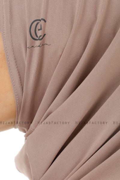 Micro Plain - Stone Grey One-Piece Hijab