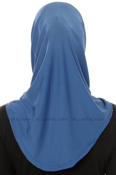 Micro Plain - Indigo One-Piece Hijab