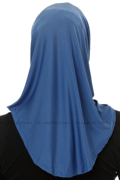 Micro Cross - Light Blue One-Piece Hijab