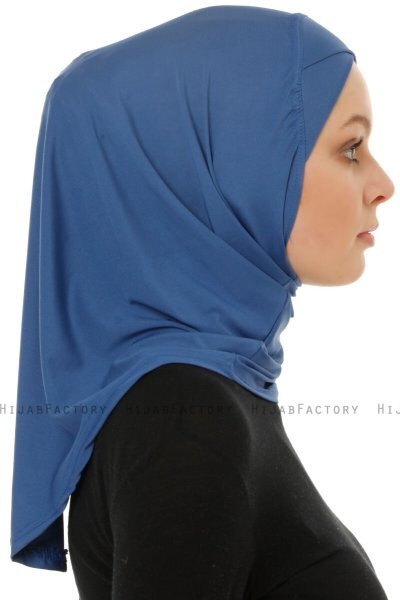Micro Cross - Light Blue One-Piece Hijab