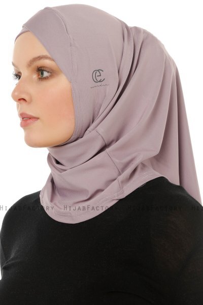 Micro Cross - Light Purple One-Piece Hijab