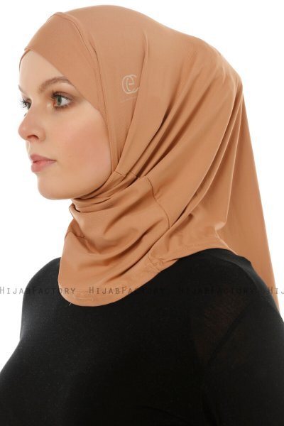Micro Cross - Caramel One-Piece Hijab