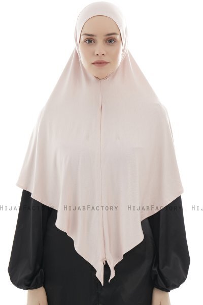 Ajda - Dusty Pink Zipper Hijab