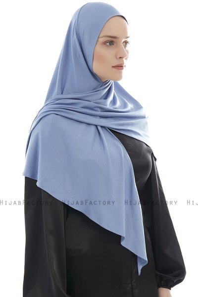 Ajda - Indigo Zipper Hijab