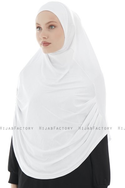 Roxelana - White Long Al Amira Hijab