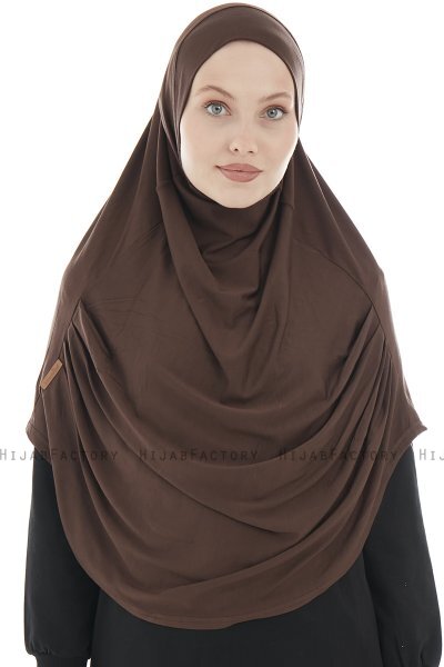 Roxelana - Brown Long Al Amira Hijab