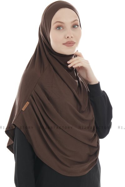 Roxelana - Brown Long Al Amira Hijab