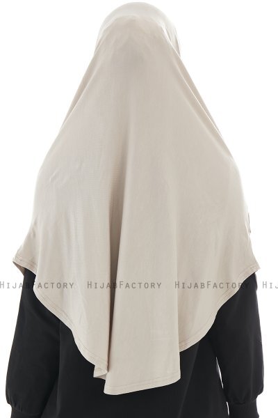 Roxelana - Light Taupe Long Al Amira Hijab