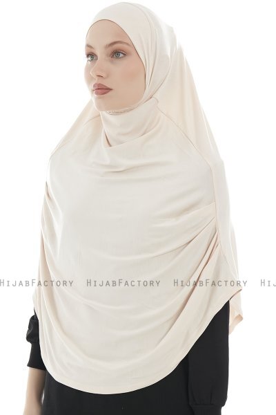 Roxelana - Beige Long Al Amira Hijab