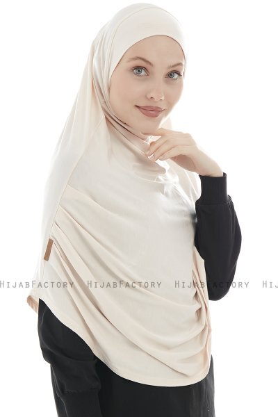 Roxelana - Beige Long Al Amira Hijab
