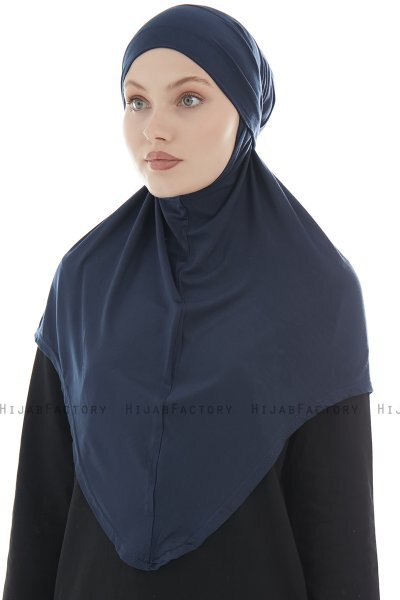 Sefa - Navy Blue One-Piece Al Amira Hijab