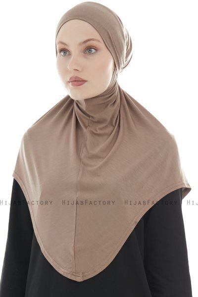 Sefa - Dark Taupe One-Piece Al Amira Hijab