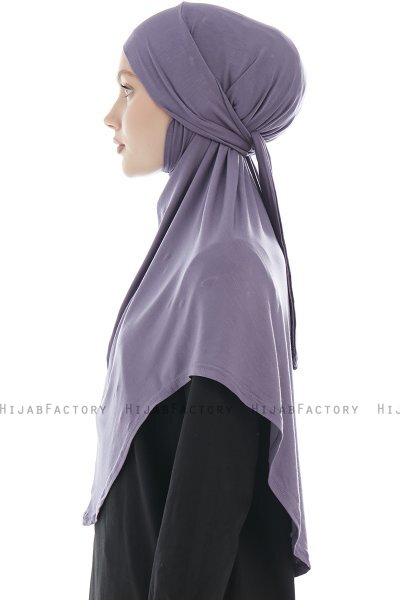 Sefa - Dark Purple One-Piece Al Amira Hijab