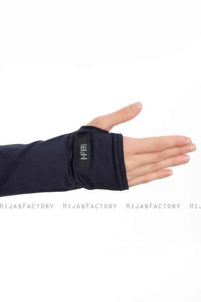 Azize - Navy Blue Pro Scarf Sport Hijab Set