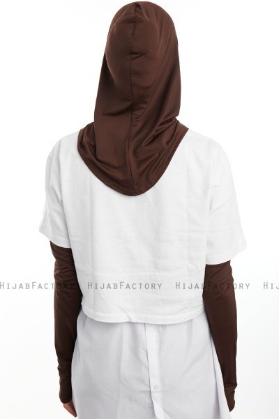 Bayda - Brown Pro Sport Hijab Set