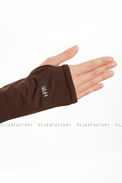 Bayda - Brown Pro Sport Hijab Set