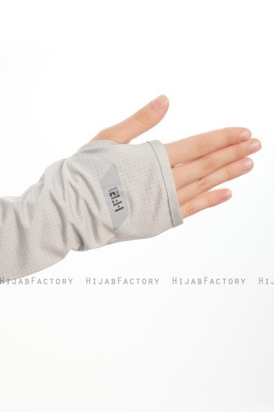 Bayda - Light Grey Pro Sport Hijab Set