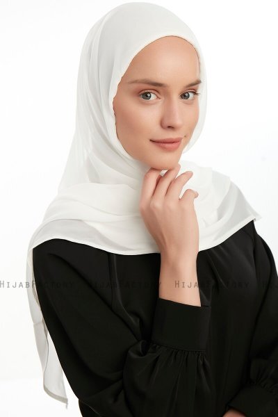 Eylem - Creme One Piece Chiffon Hijab