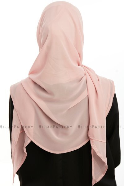 Eylem - Dusty Pink One Piece Chiffon Hijab