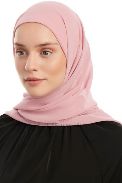 Sahar - Dark Pink One Piece Chiffon Hijab