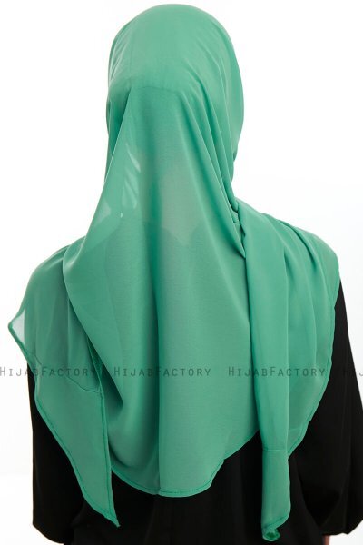 Sahar - Emerald One Piece Chiffon Hijab
